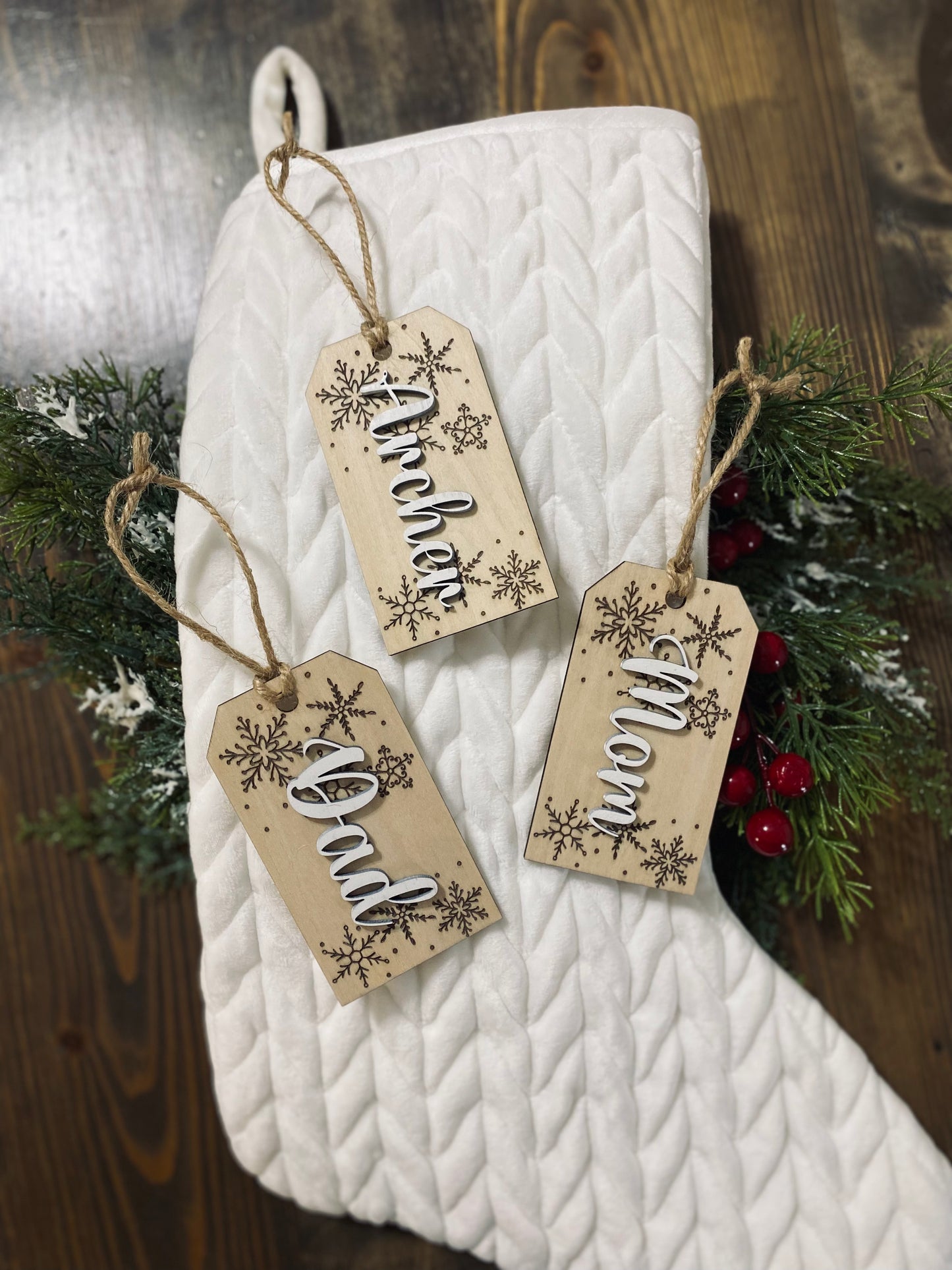 Custom Stocking Tag