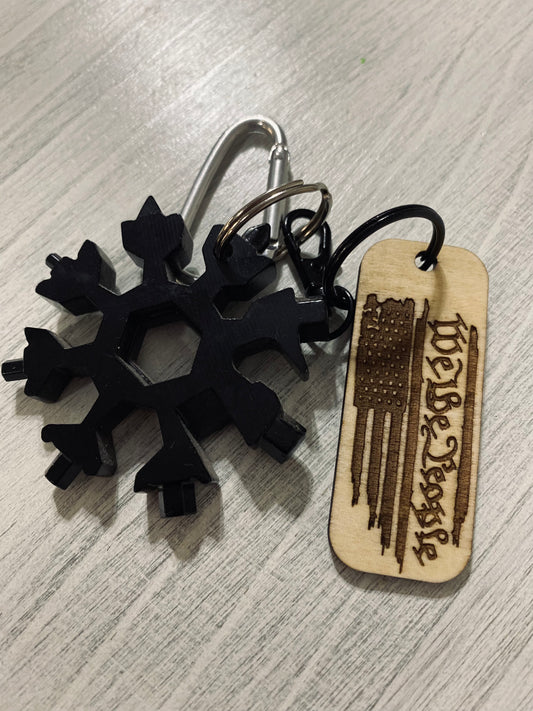 We the people keychain