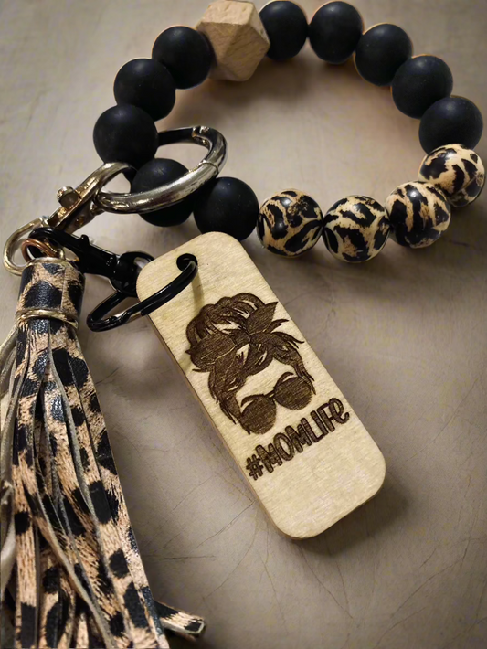 Mom Life Keychain